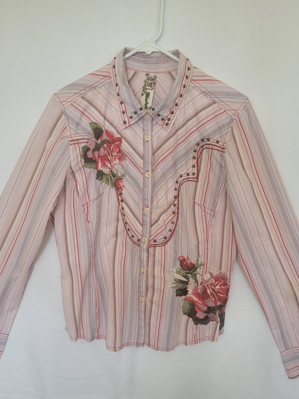 3J Workshop Johnny Was Santa Fe Rose Women's Long Sleeved Shirt